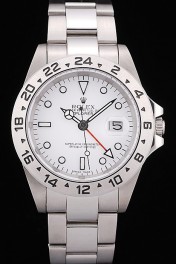 Rolex Explorer Stainless Steel Tachymeter White Dial