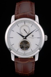 Vacheron Constantin Luxury Leather Replica Relojes 80169